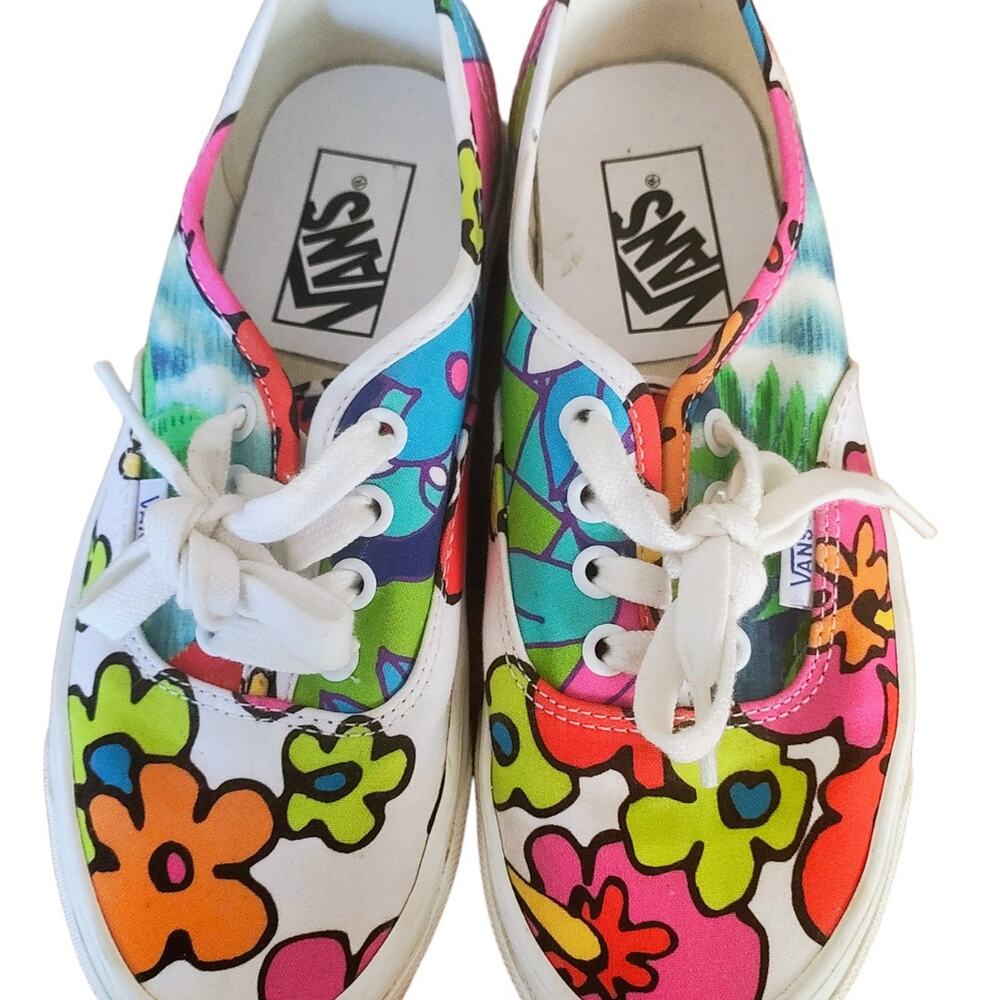 Vans Authentic 44 DX Anaheim Factory Hoffman Fabrics‎ Floral Men 4.5 Women's 6